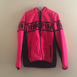 VS Pink Waterproof Windbreaker